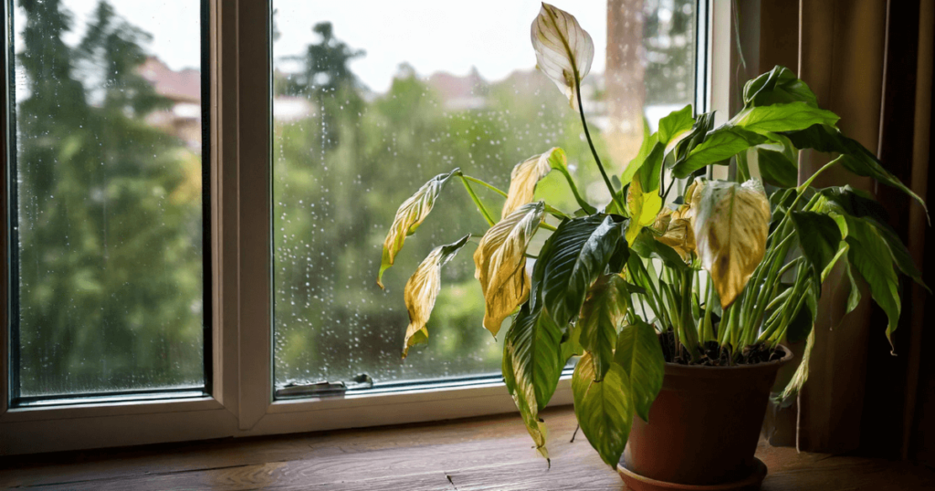 Peace Lily Drooping