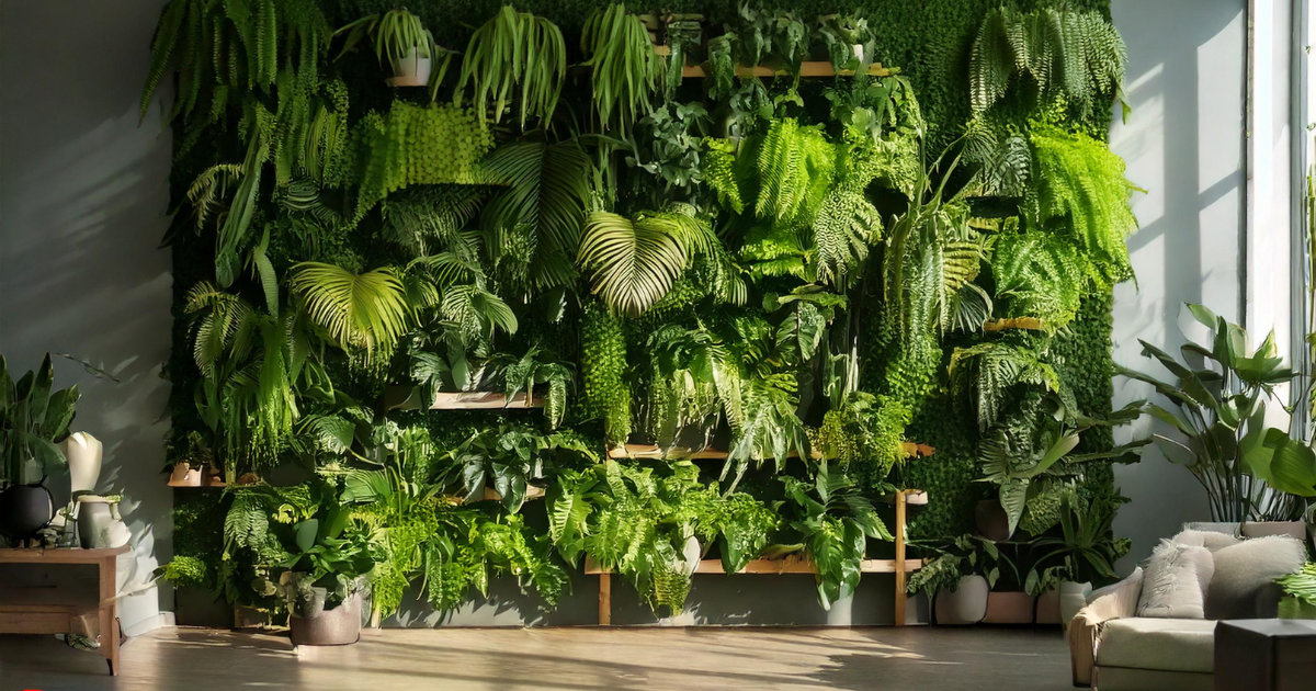 living wall indoors